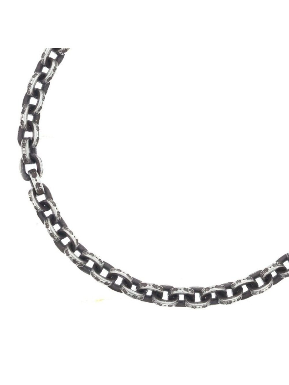 Chrome Hearts Paper Chain 18 Necklace Silver